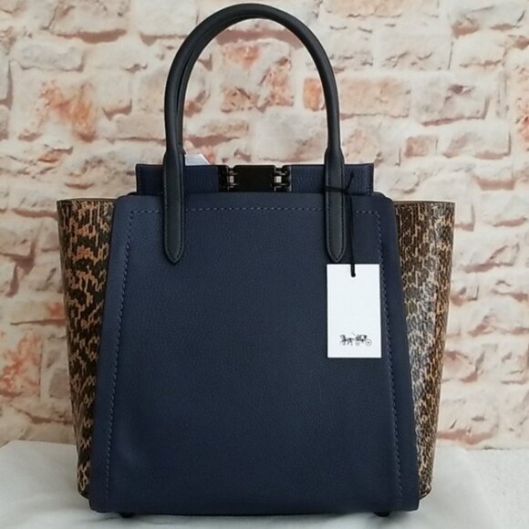 New Coach 1941Troupe Colorblock Tote Bag - Picture 4 of 9